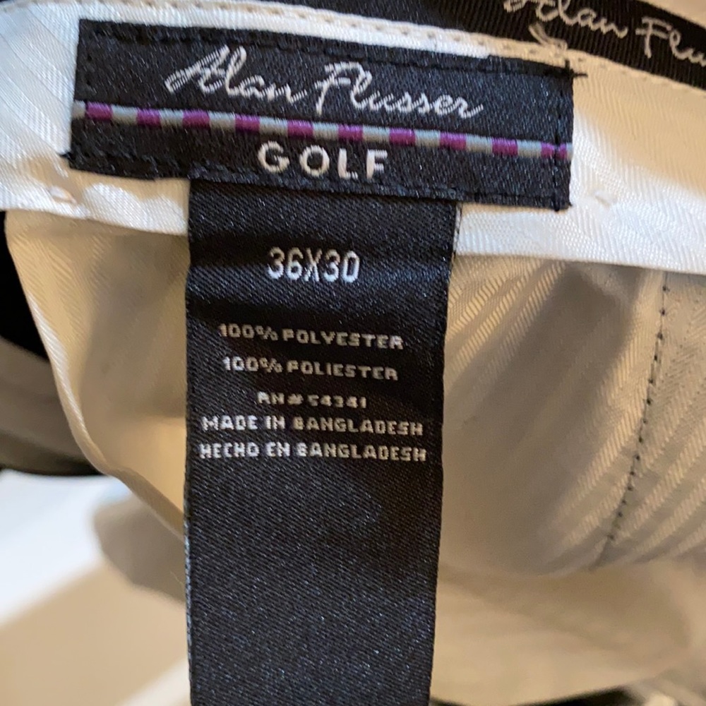 Black Alan Flusser Golf Pants